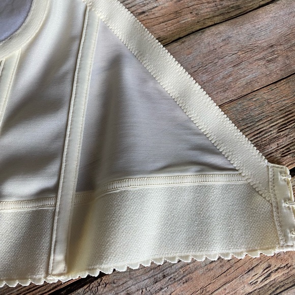 Dominique Ivory Beige Long Line Bustier Bra 34A - Picture 6 of 8
